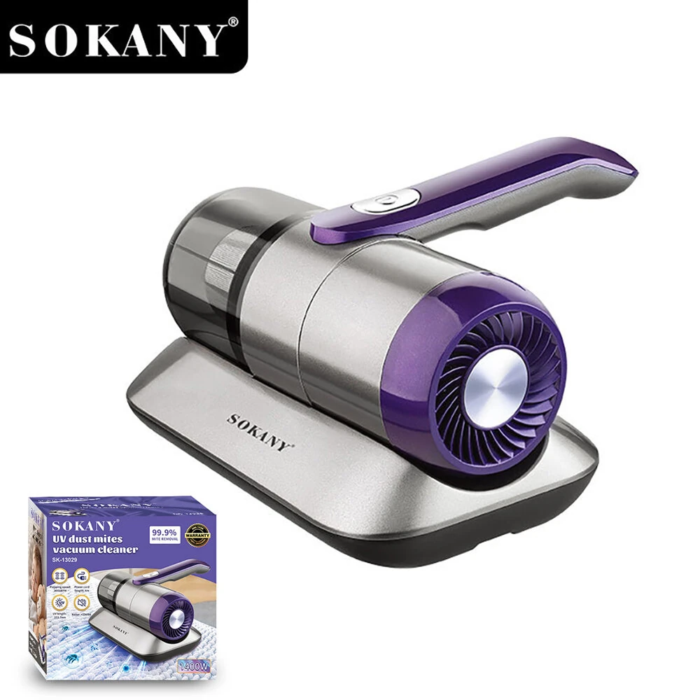 (image for) SOKANY UV Sterilizer Vacuum Cleaner for Home Bedroom Sofa Dust Mite Eliminator Germicidal Disinfection Tool 1400W UV Dust Mites Vacuum Cleaner